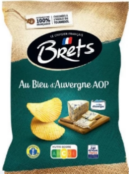 Chips brets bleu d'Auvergne 125 g
